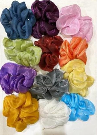 Tia's thrift  Organza scrunchies   Image 