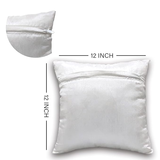 BWG - Pillow(White) Personalized / Customized Photo Pillow/Cushion Pillow with Filler & Photo (White, 12 x 12)