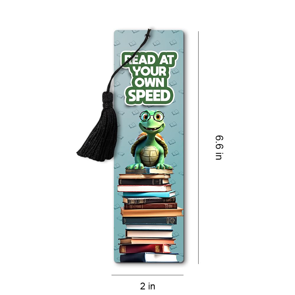 BWG - MDF Bookmarks Set of 2 - Specially Designed for Book, Arcand, Motivational Quote Book Reading Designs, Multi-Color Bookmark (4 Image