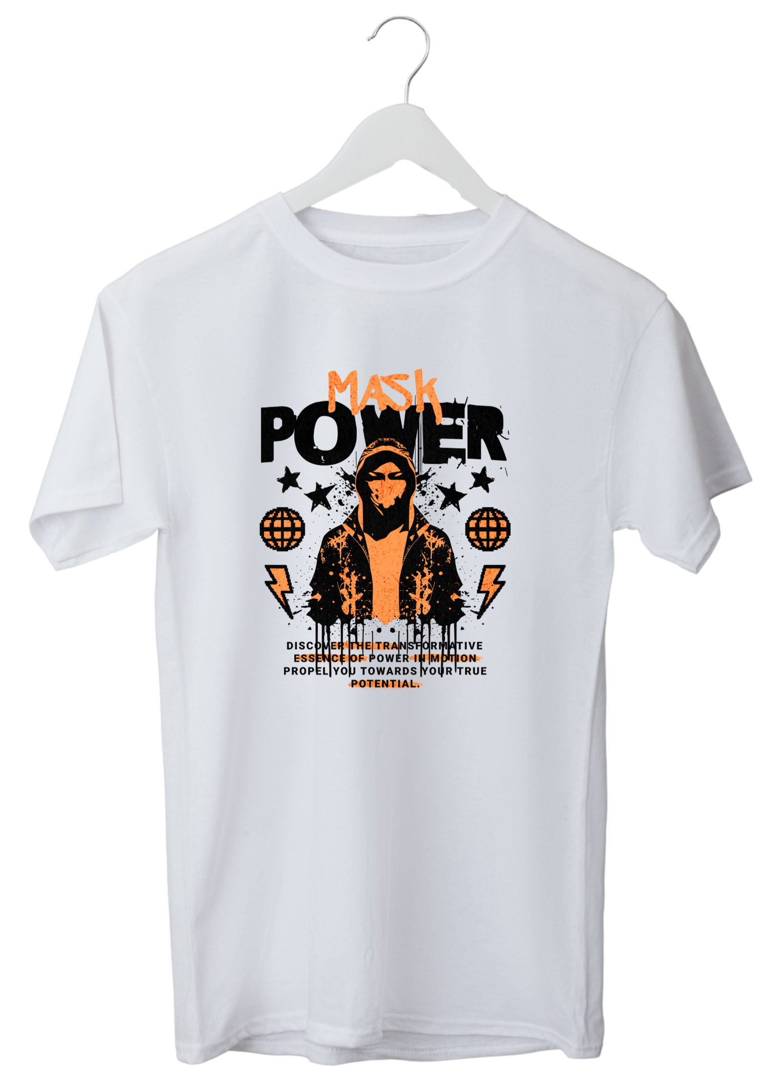 Mask Power | Kasturika Premium 100% Cotton T-shirt  Image