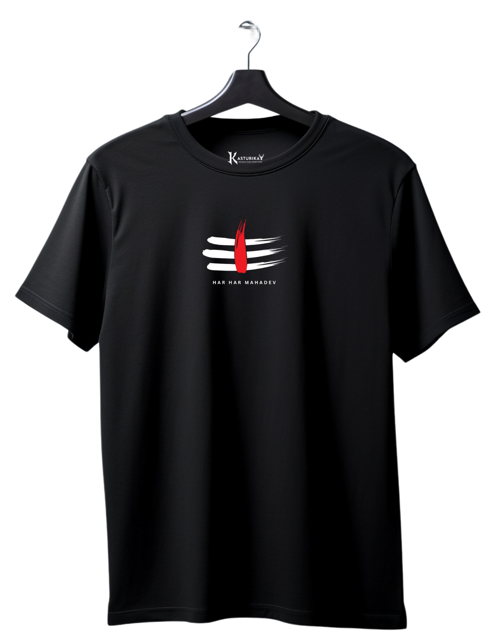 Har Har Mahadev T- Shirts | Kasturika Premium 100%Cotton T - Shirt Image