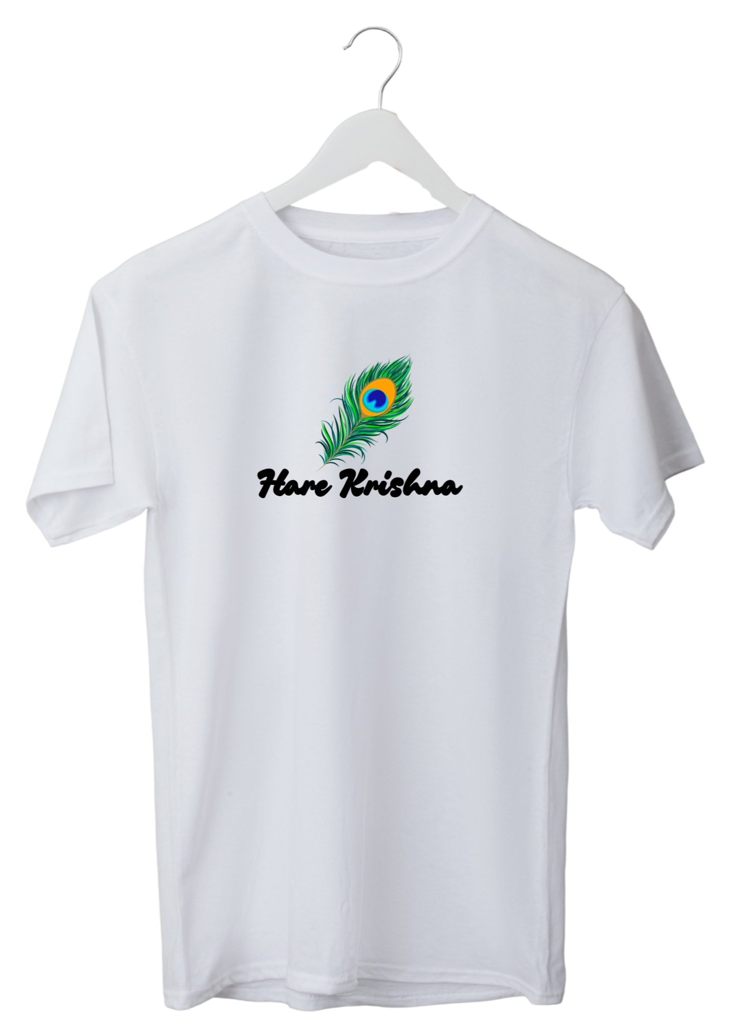 Hare krishna T-Shirt | Kasturika Premium 100% Cotton T-Shirt  Image