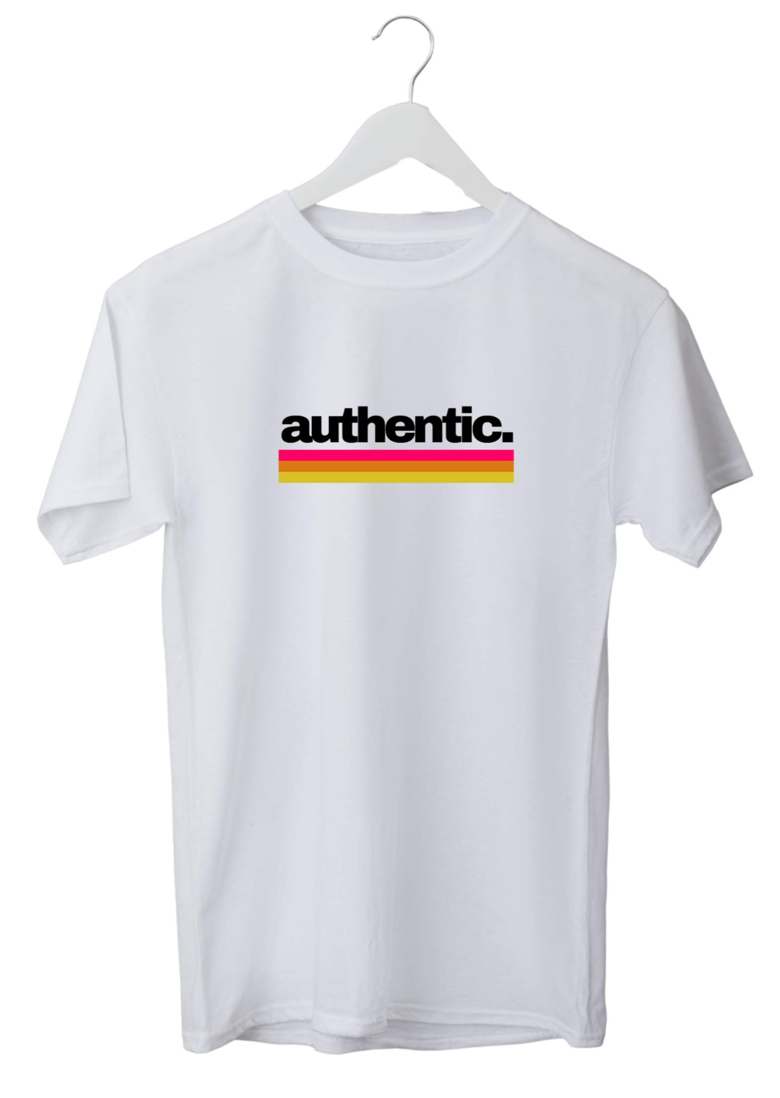 Authentic T-Shirt | Kasturika Premium 100% Cotton Regular T-Shirt  Image