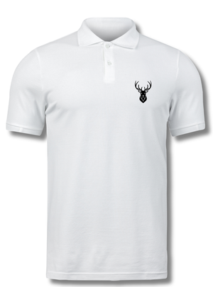 Kasturika Original White Polo T- Shirt | Premium 100 % Cotton Matty Fabric  Image