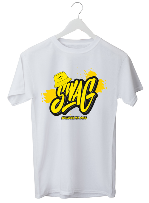 Swag T-Shirt | Kasturika Premium 100% Cotton T-Shirt 