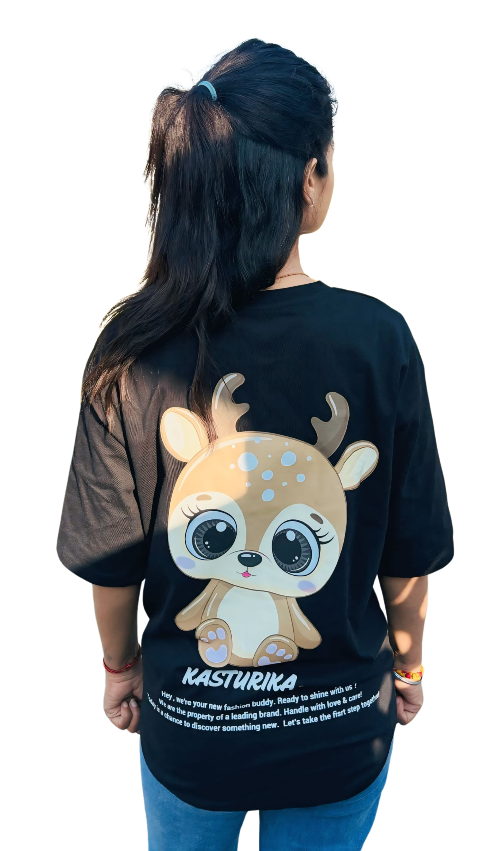 Kasturika Original Oversized T-Shirt for female | Kasturika Premium 100% Cotton T-Shirts