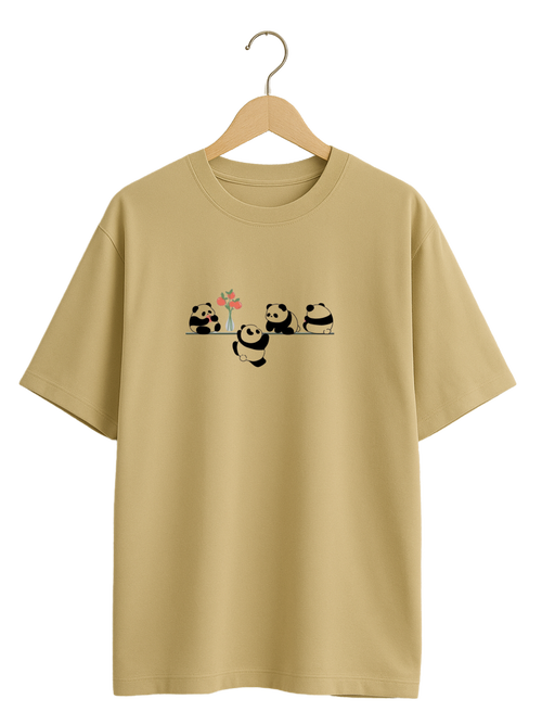 Teddy Bear Oversized T-shirt | Kasturika 100% Premium Cotton T-Shirt