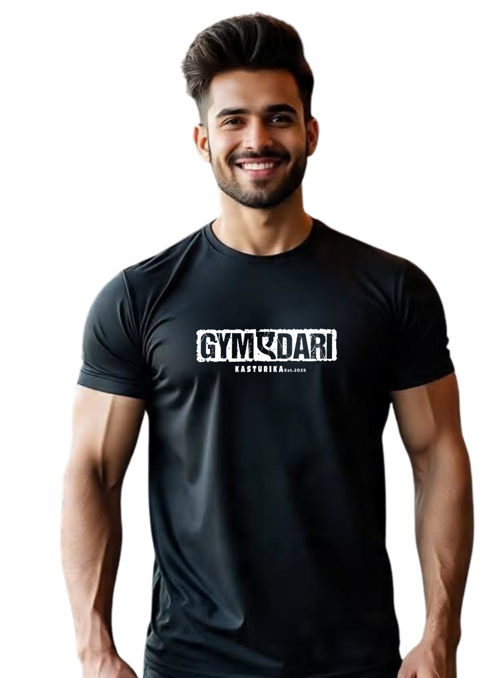 GymEdari Regular T-Shirt | Kasturika Premium 100 % Cotton T- Shirt  Image