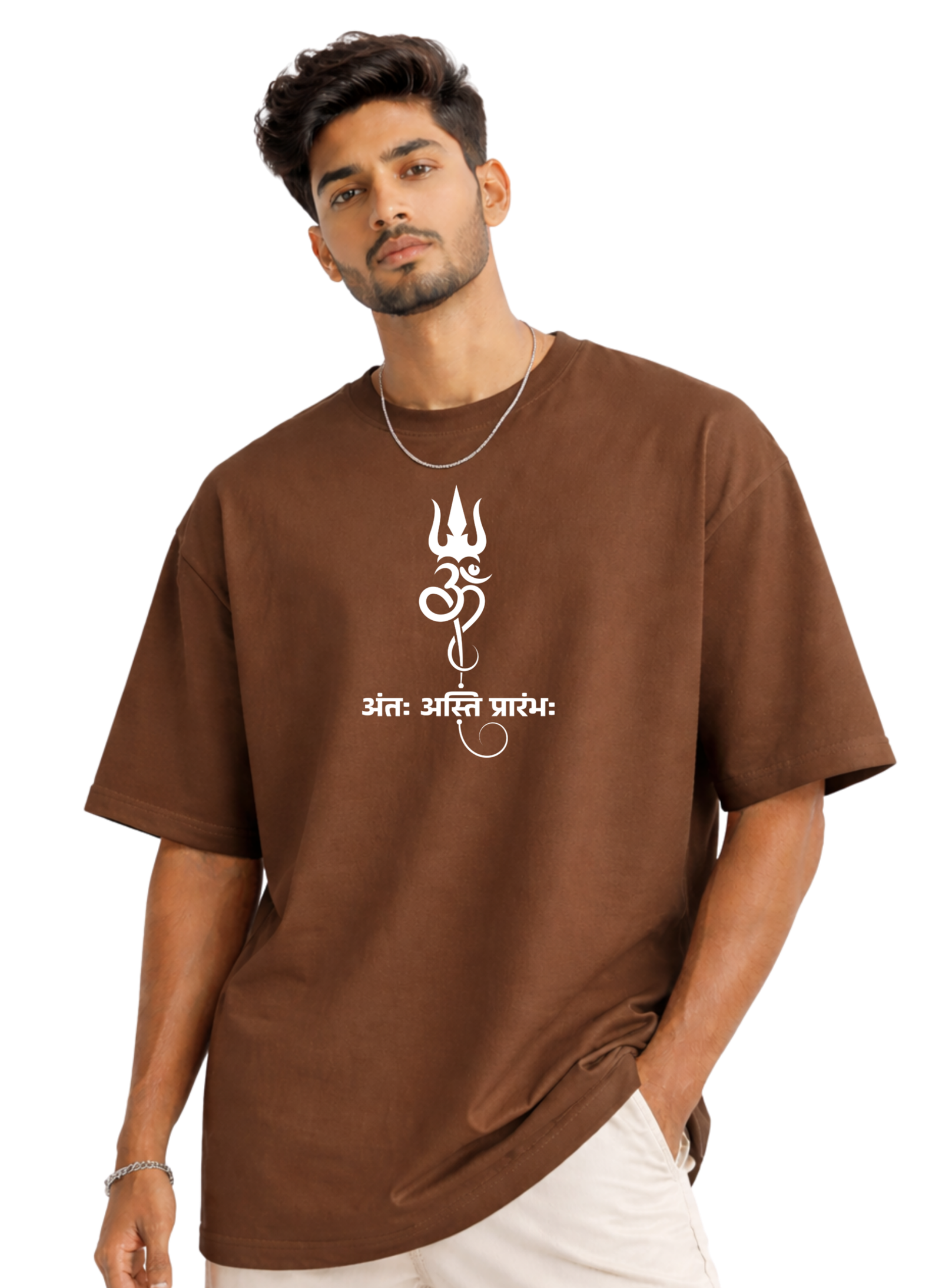 Mahadev Aura Oversized T-Shirt – Kasturika 100% Premium Cotton  Image 