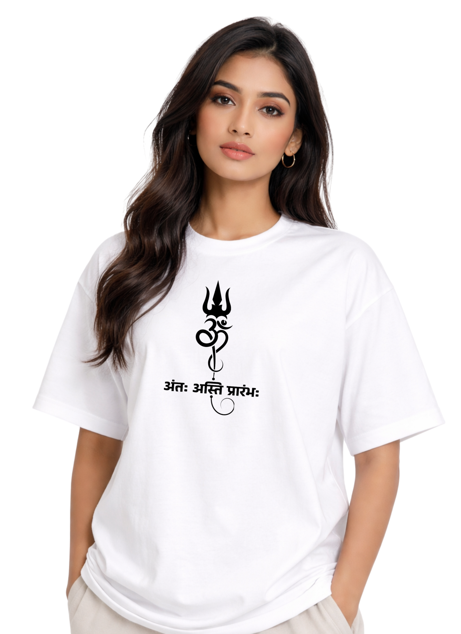 Mahadev Aura Oversized T-Shirt – Kasturika 100% Premium Cotton  Image 