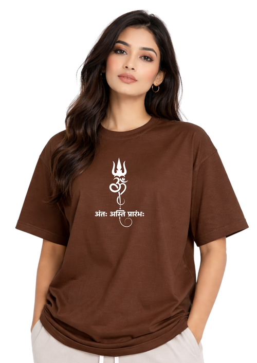 Mahadev Aura Oversized T-Shirt – Kasturika 100% Premium Cotton 