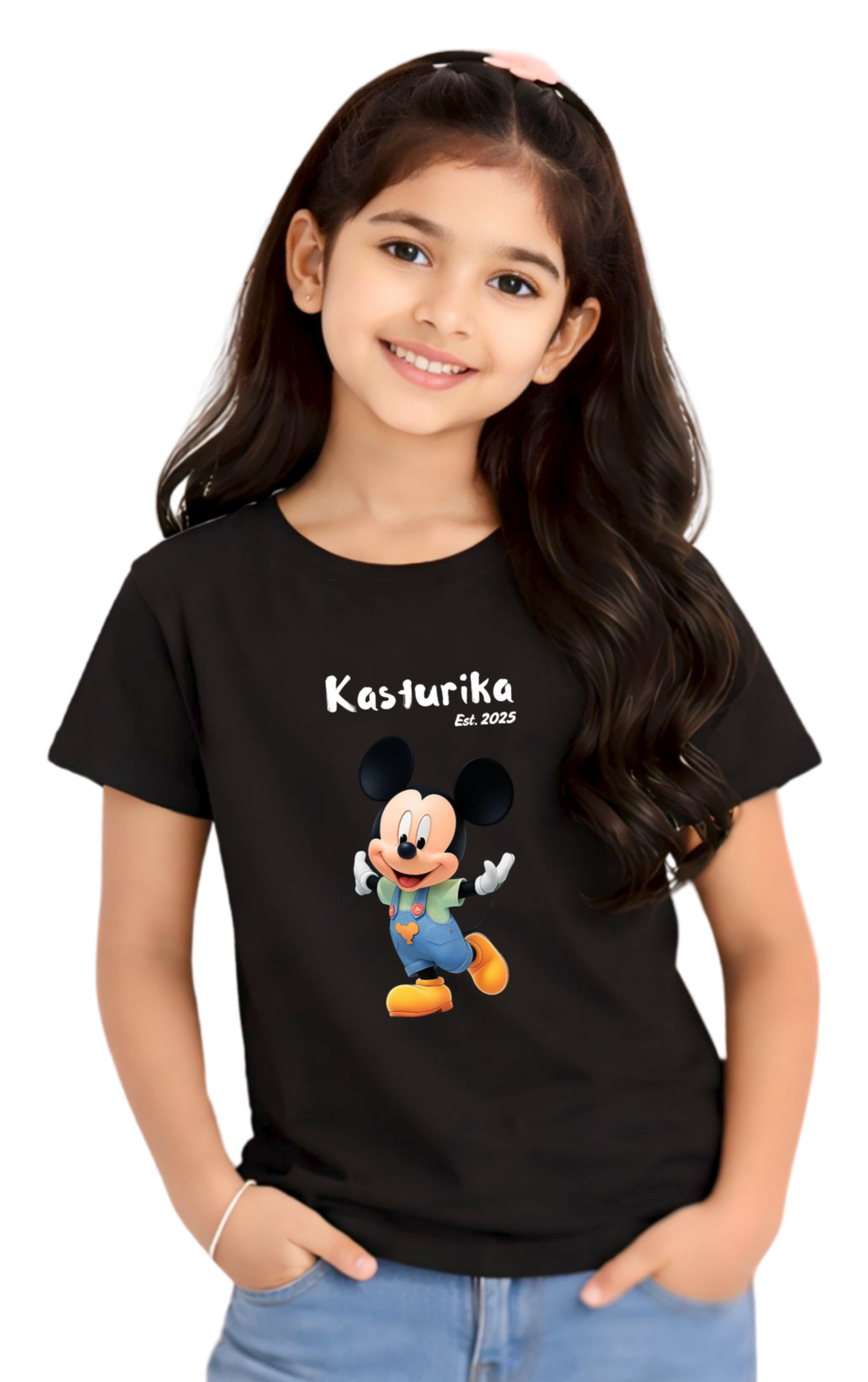 Kasturika Micky T- Shirt For Kids | Kasturika Premium 100% Cotton T-Shirt  Image 