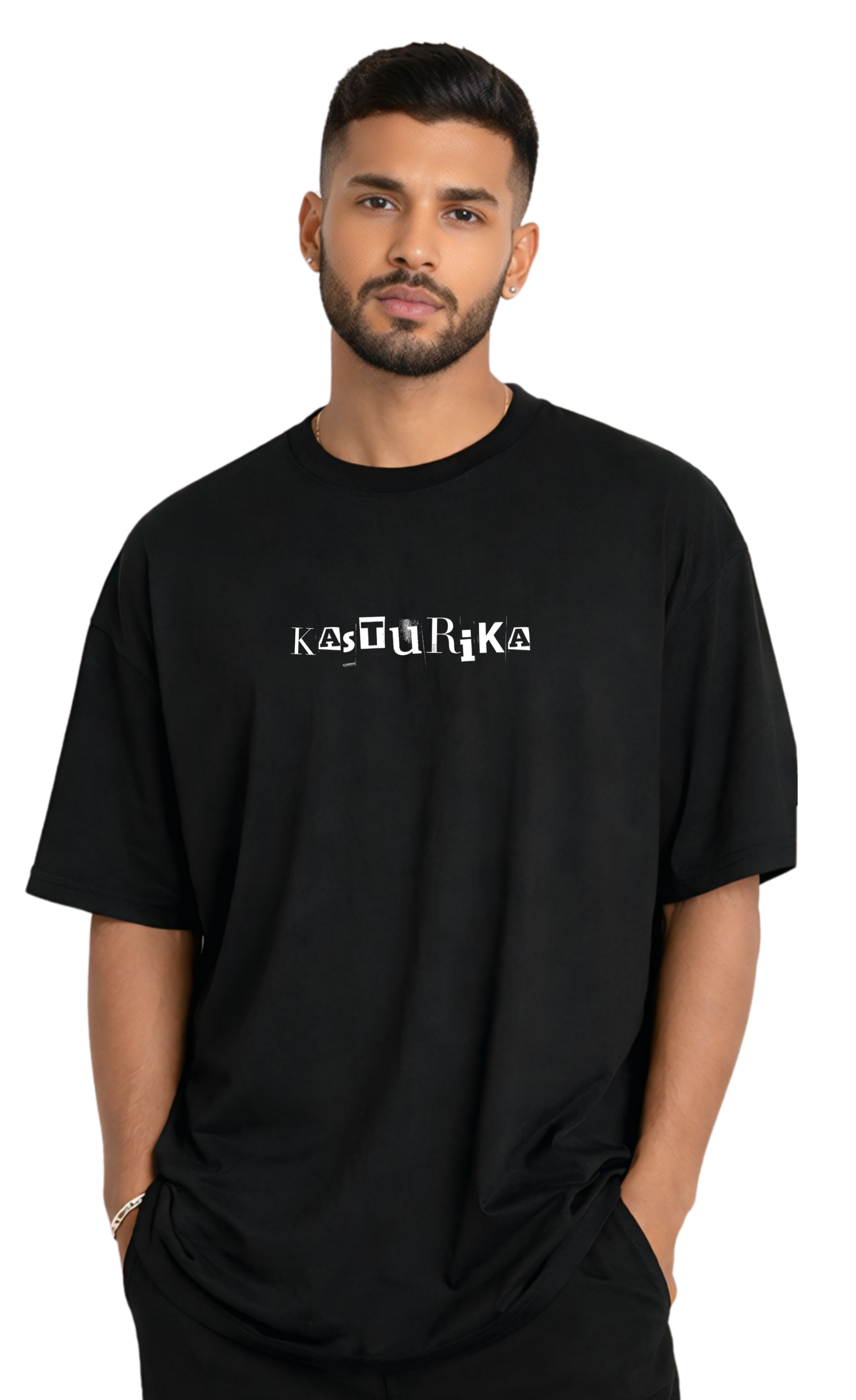 Kasturika “Creep It Real” Graphic Oversized T-Shirt – 100% Premium Cotton T-Shirt  Image 