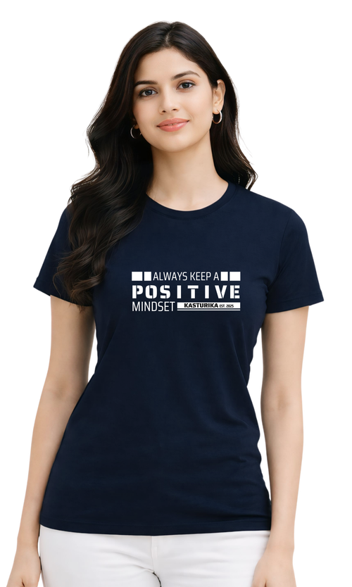Kasturika “Positive Mindset” Unisex Regular Fit T-Shirt  | Premium 100% Cotton T-Shirt
