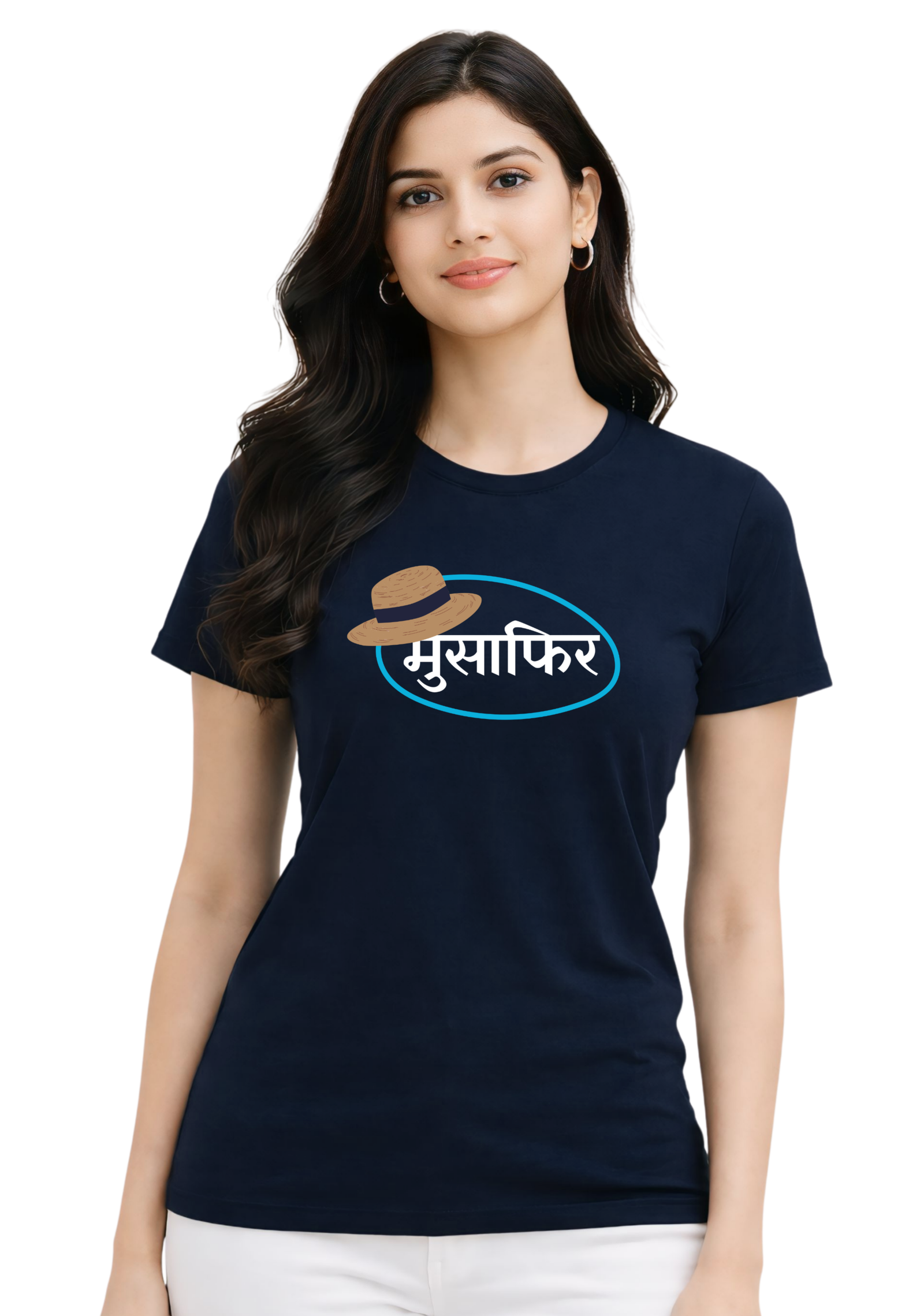 Kasturika Musafir Graphic Printed Regular Fit Unisex T-Shirt – 100% Premium Cotton T-Shirt Image 