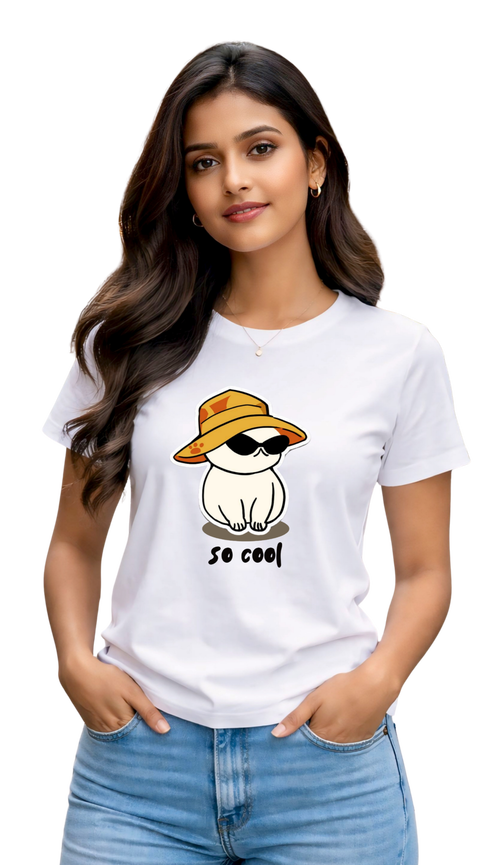 Kasturika “So Cool” Graphic T-Shirt – Regular Fit T-Shirt  Image