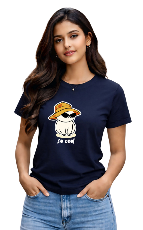 Kasturika “So Cool” Graphic T-Shirt – Regular Fit T-Shirt 