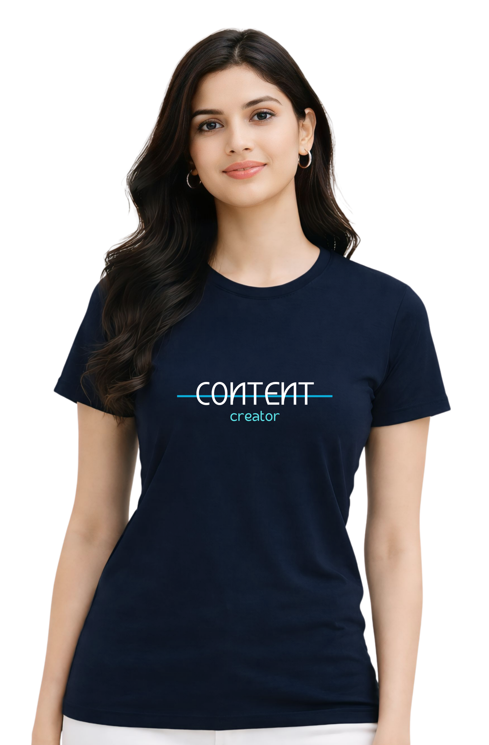 Kasturika “Content Creator” Regular Fit T-Shirt –  Premium 100% Cotton T-Shirt  Image