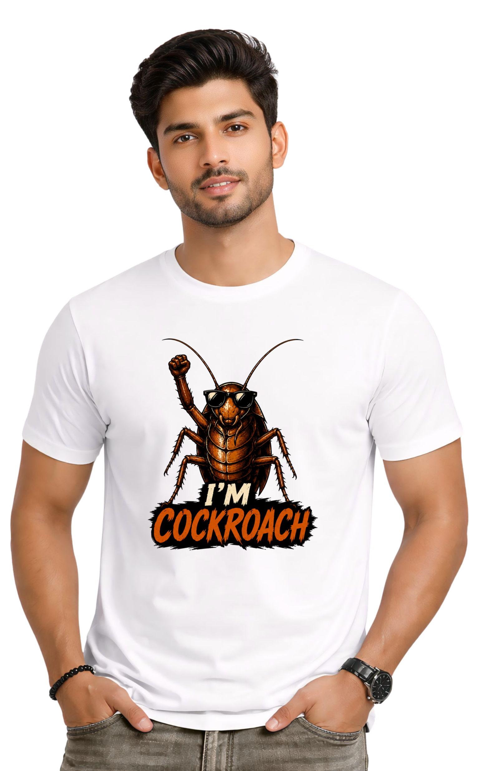 I'm cockroach Regular T Shirt | Kasturika 100% Premium 100% Cotton T Shirt  Image 