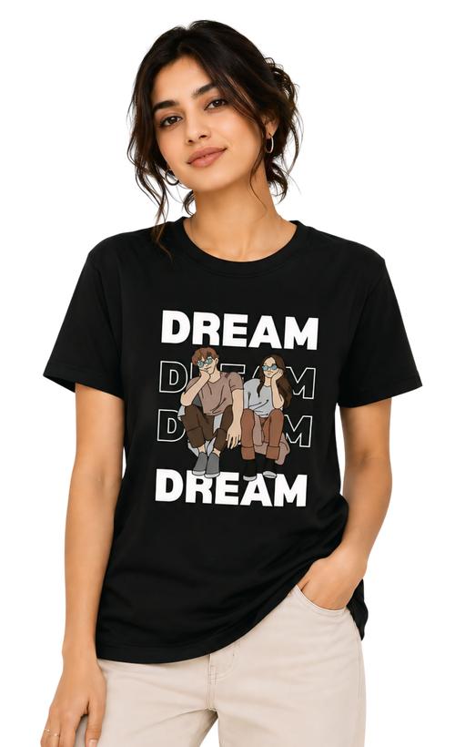 Kasturika Dream Graphic Regular Fit Unisex T-Shirt Image