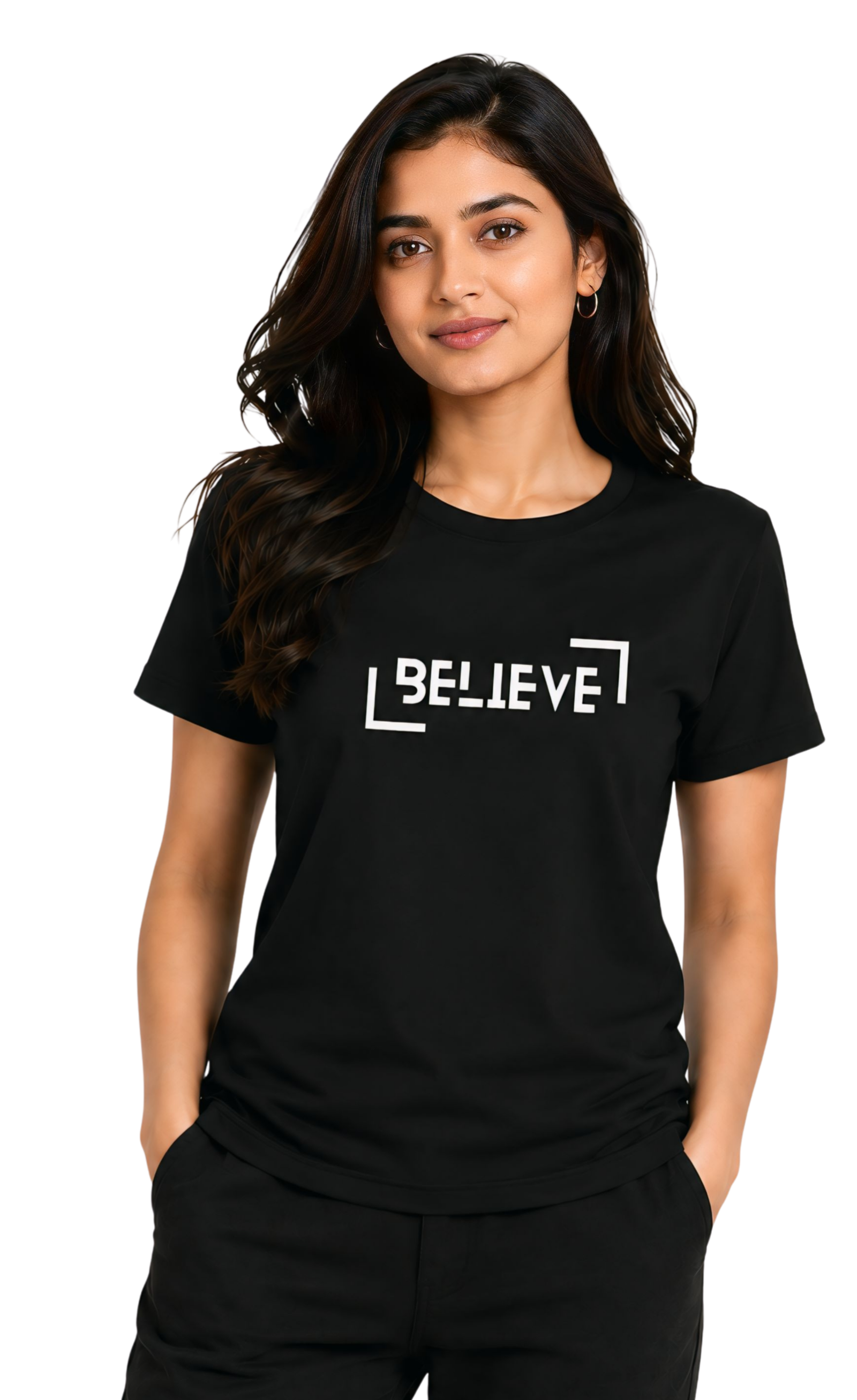 Kasturika Believe Graphic Regular Fit T-Shirt – Unisex  Image 
