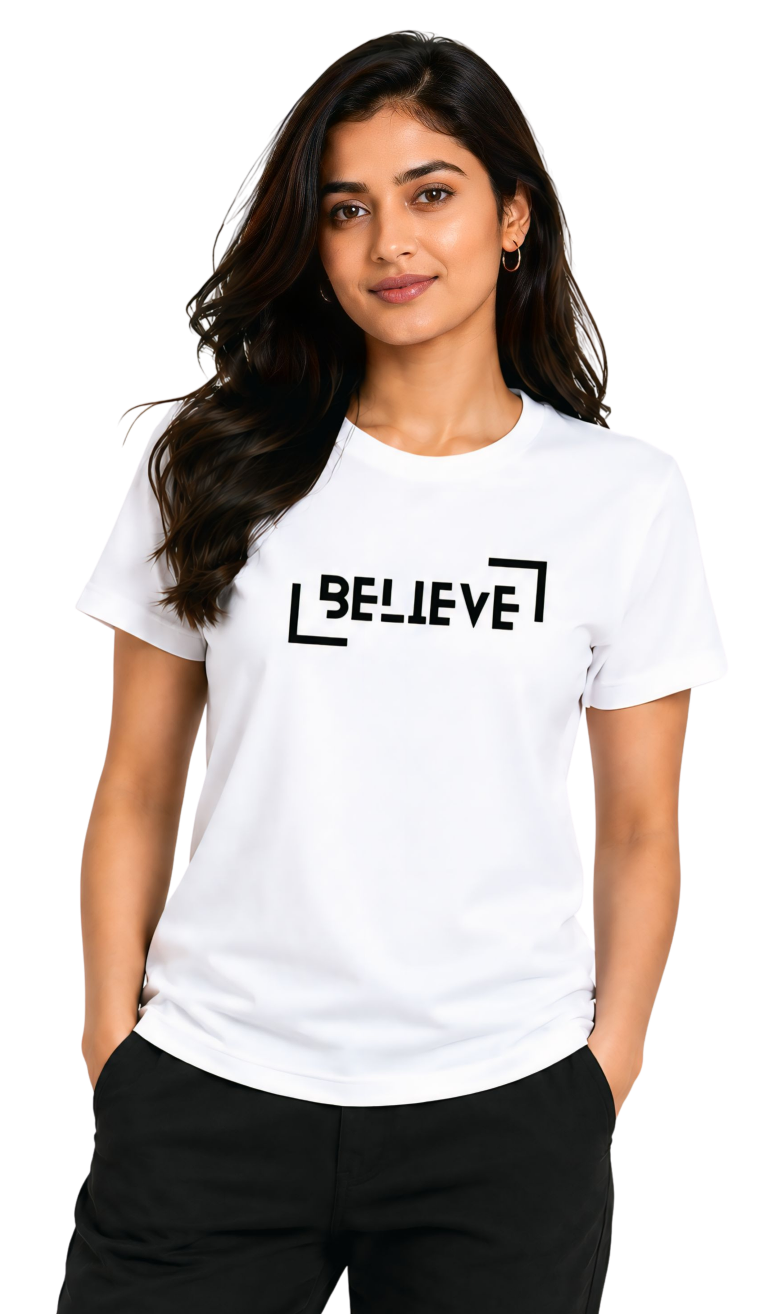 Kasturika Believe Graphic Regular Fit T-Shirt – Unisex  Image 