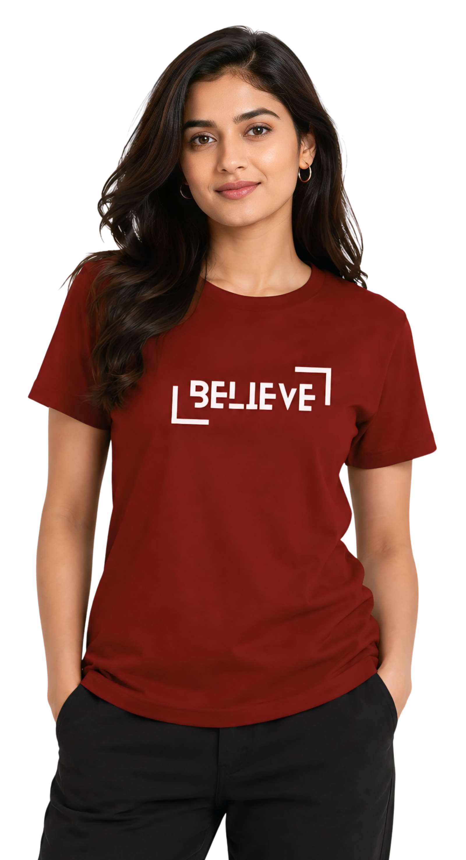 Kasturika Believe Graphic Regular Fit T-Shirt – Unisex  Image 