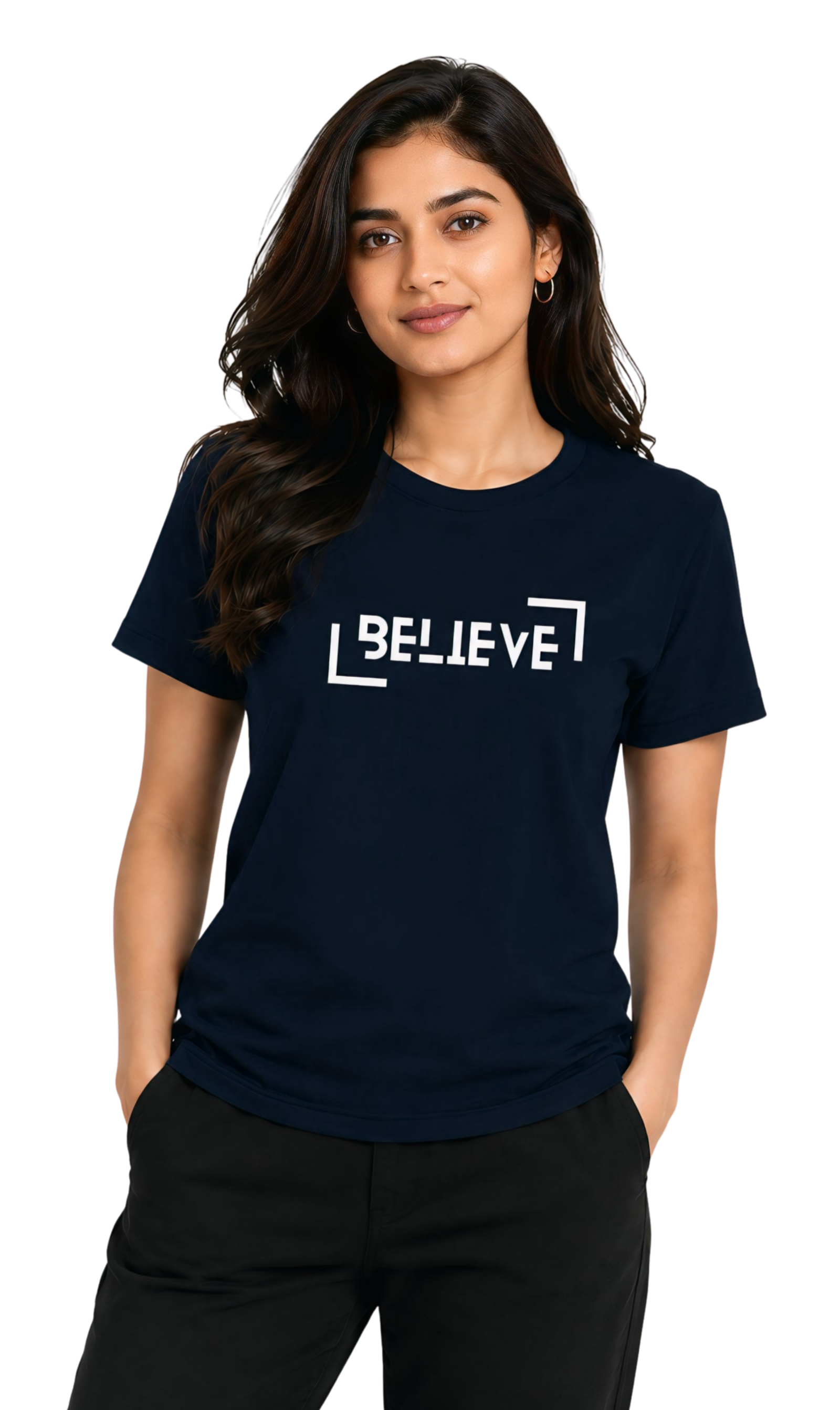 Kasturika Believe Graphic Regular Fit T-Shirt – Unisex  Image 