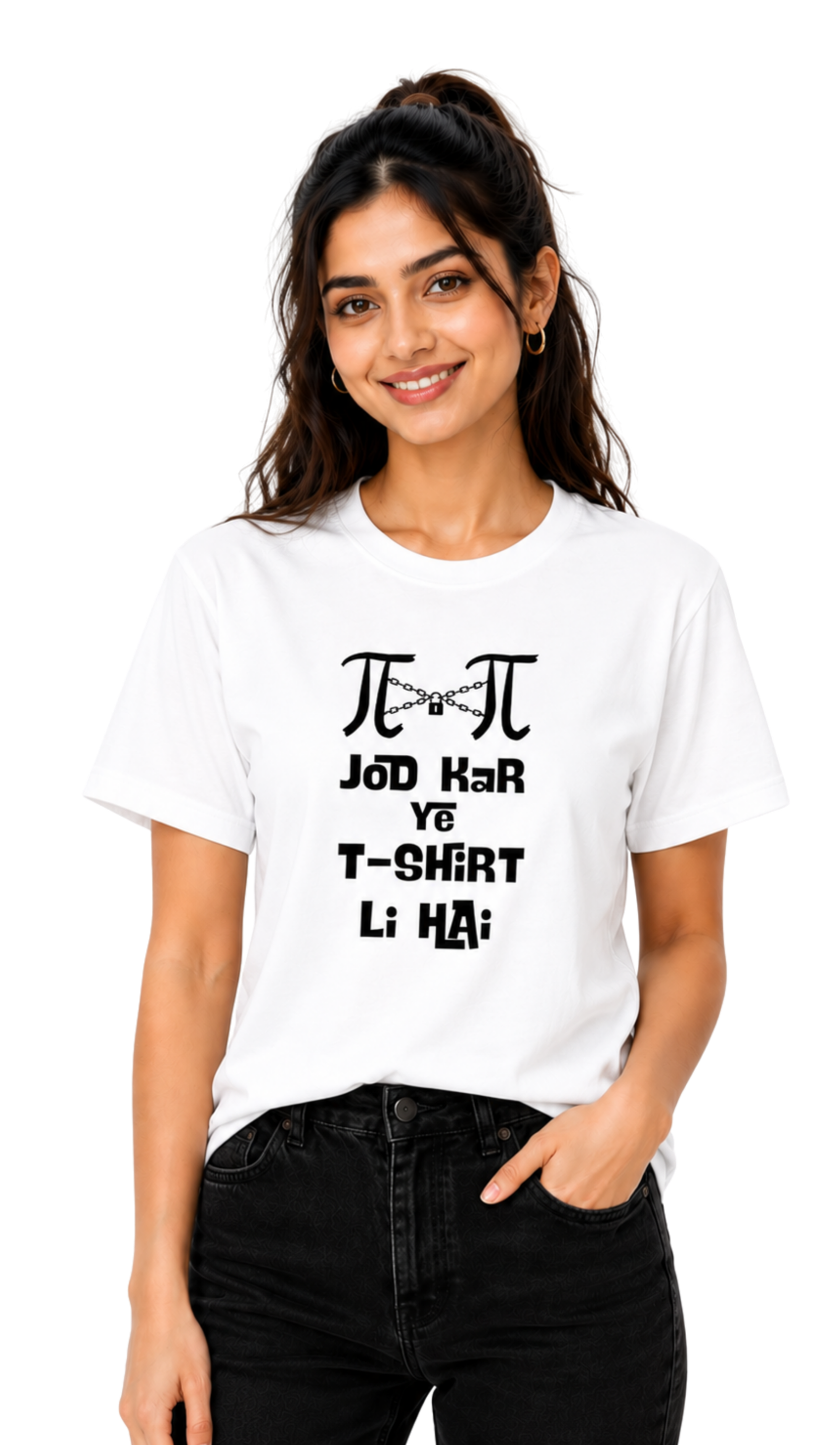 π×π Jod Kar Ye T-Shirt Li Hai | Graphic Printed Unisex Regular fit T-Shirt  Image 