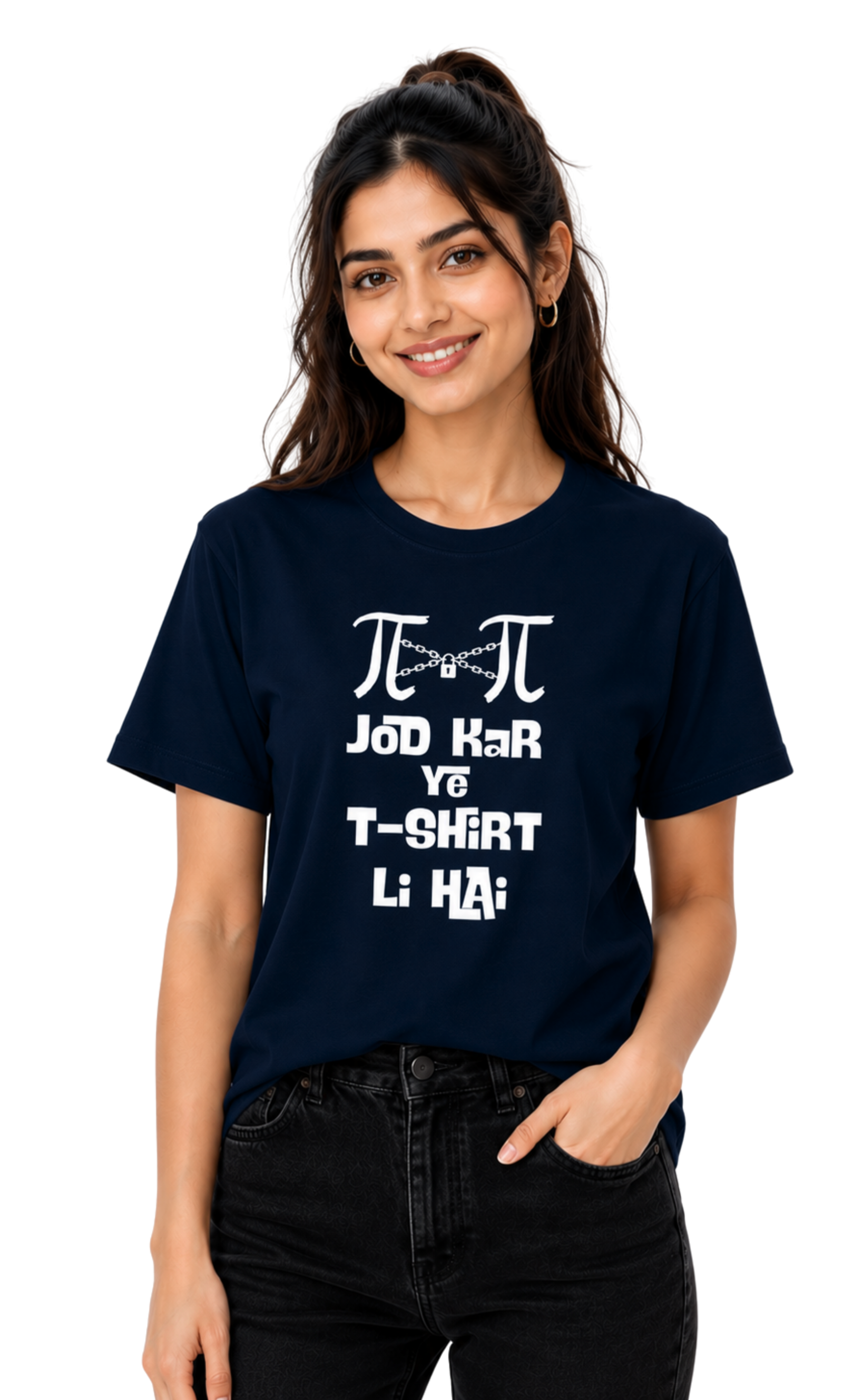 π×π Jod Kar Ye T-Shirt Li Hai | Graphic Printed Unisex Regular fit T-Shirt  Image 