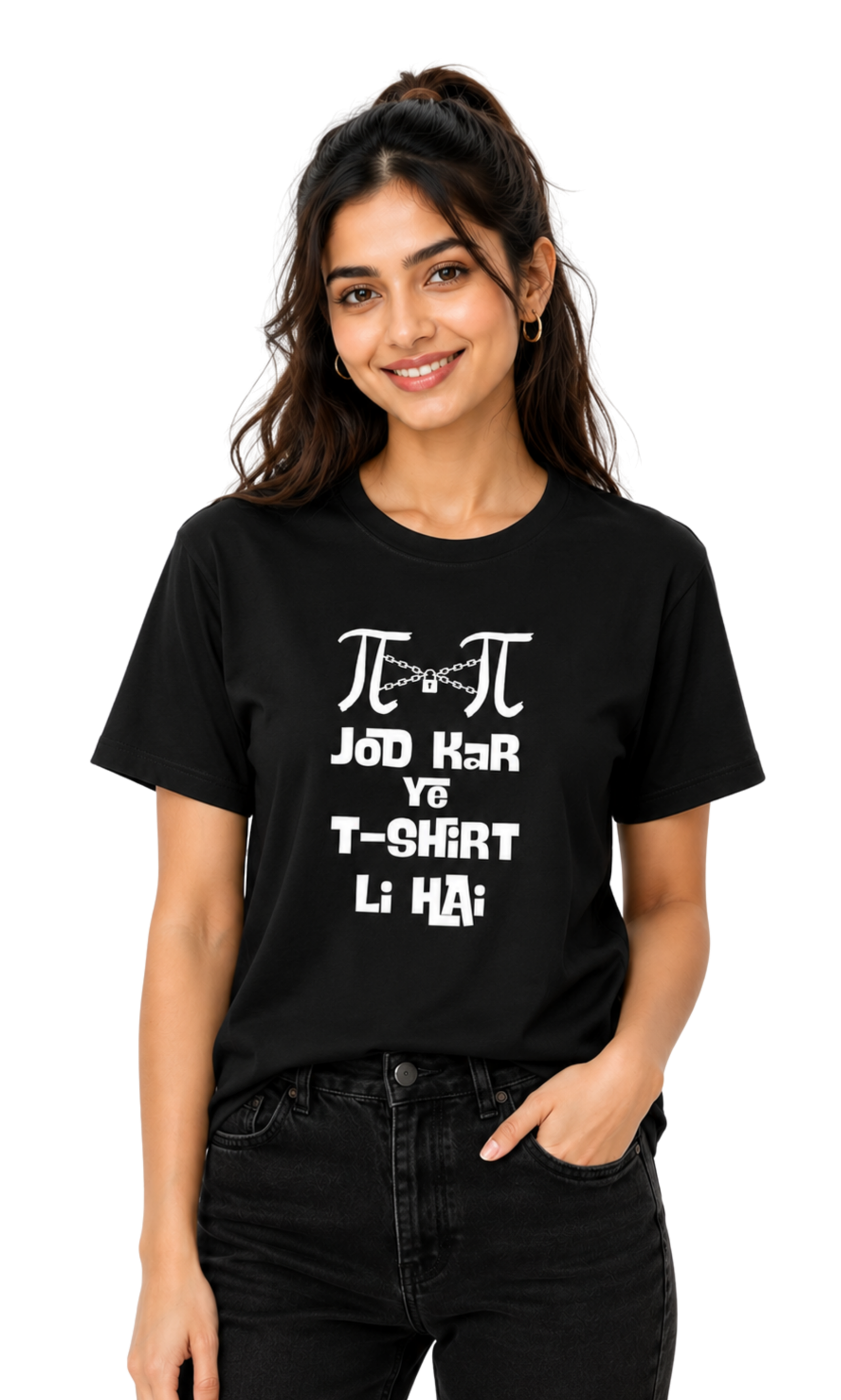 π×π Jod Kar Ye T-Shirt Li Hai | Graphic Printed Unisex Regular fit T-Shirt  Image 