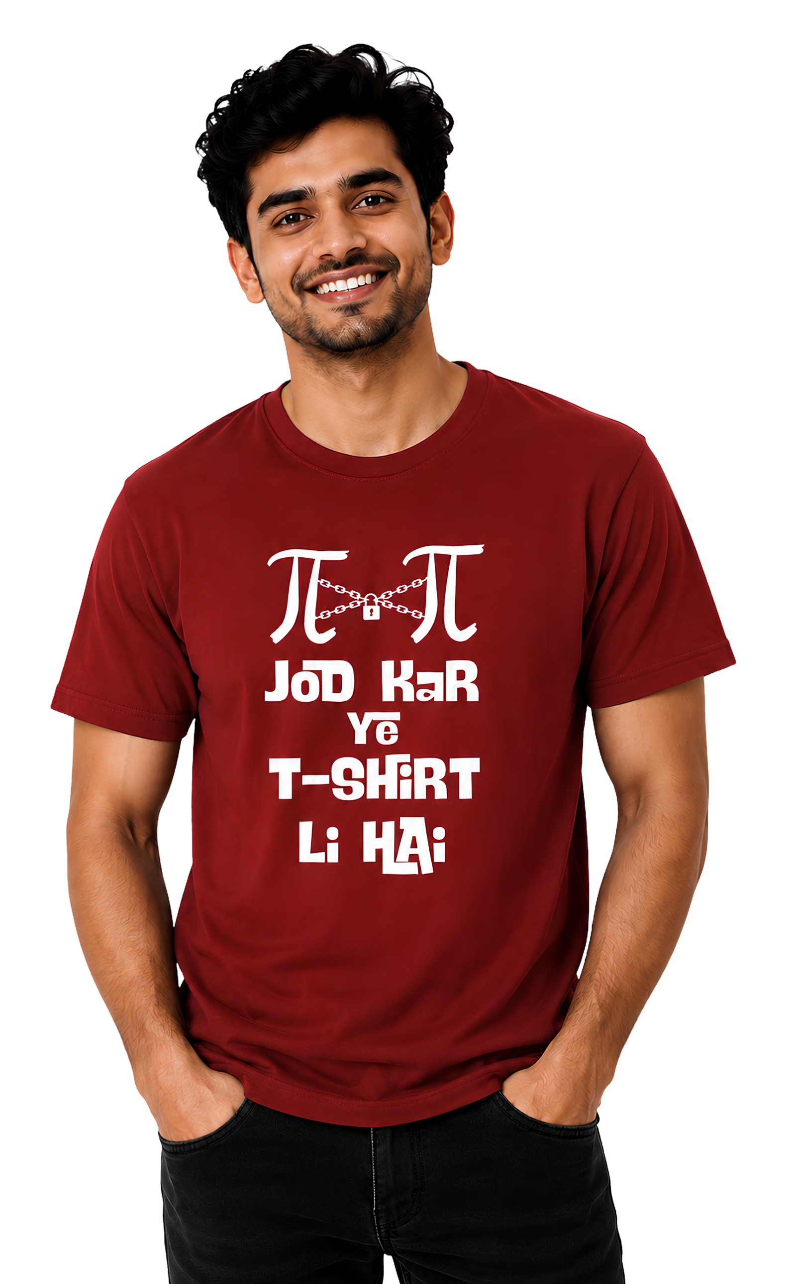 π×π Jod Kar Ye T-Shirt Li Hai | Graphic Printed Unisex Regular fit T-Shirt  Image 