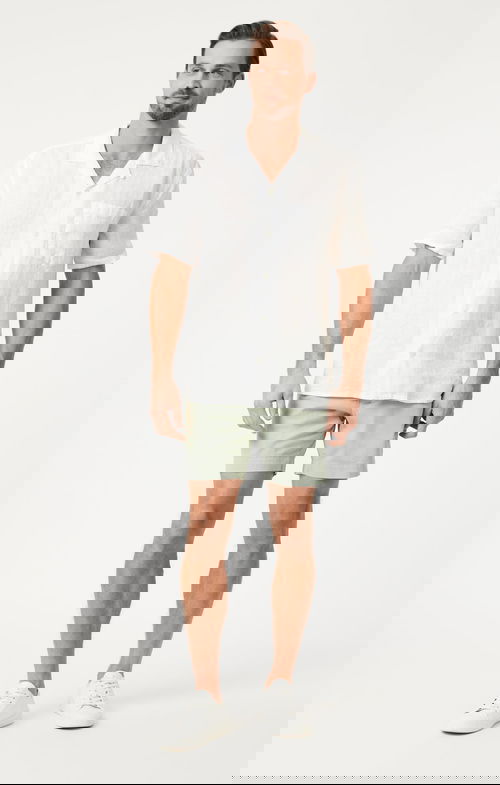 NATE SHORTS IN MINERAL GREEN LIGHT TWILL Image