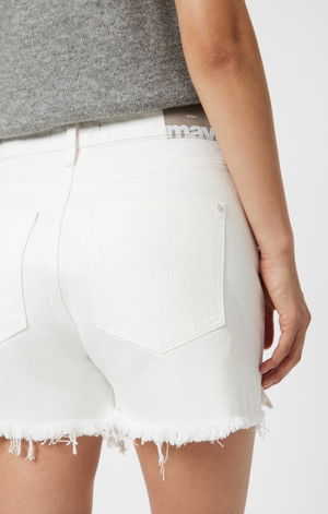 HEIDI SHORTS IN OFF WHITE DENIM Image