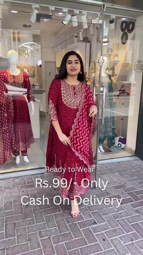 nyra-cut-rayon-zari-embroidery-kurta-pant-set Image