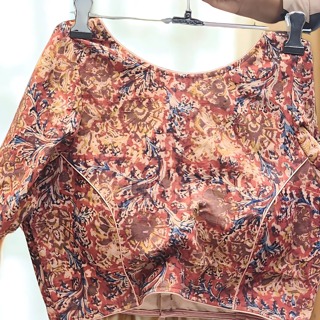 Printed Cotton Elegance – Breezy Comfort with Quarter Sleeves (Size 36–40) Image
