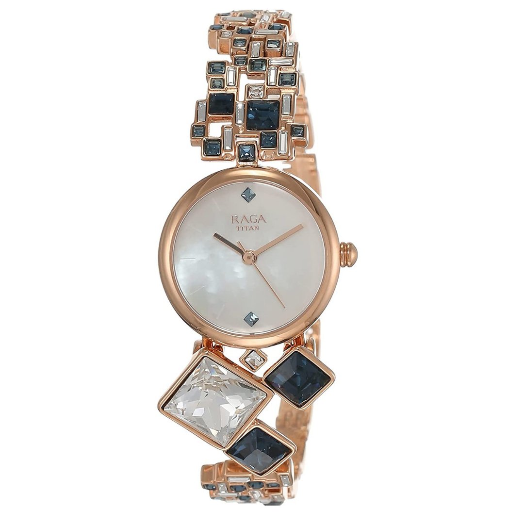 Raga Cocktails Analog Mother of Pearl Dial Women's Watch Image