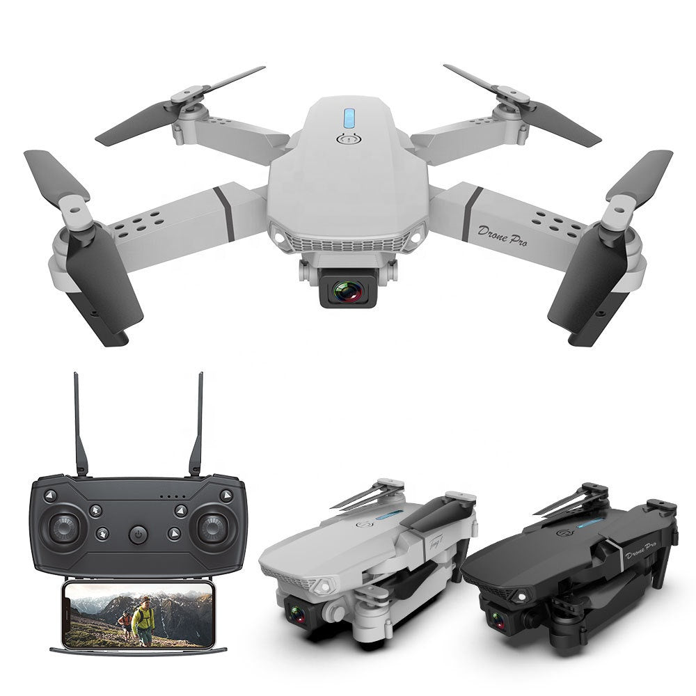 Fynera Fly E88Pro Remote Control Drone | 4K Professional With 1080P Wide Angle HD Camera | Foldable Helicopter Image 