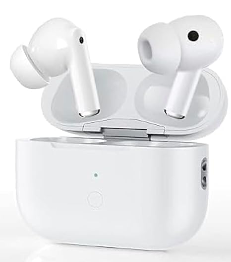 Airbuds pro 2nd Generation with (C-Type) Charging Case (White) TWS in-Ear Earphone | Bluetooth 5.3, Mic & | Earbuds True Wireless in Ear Headset | Active Noise Cancellation Image