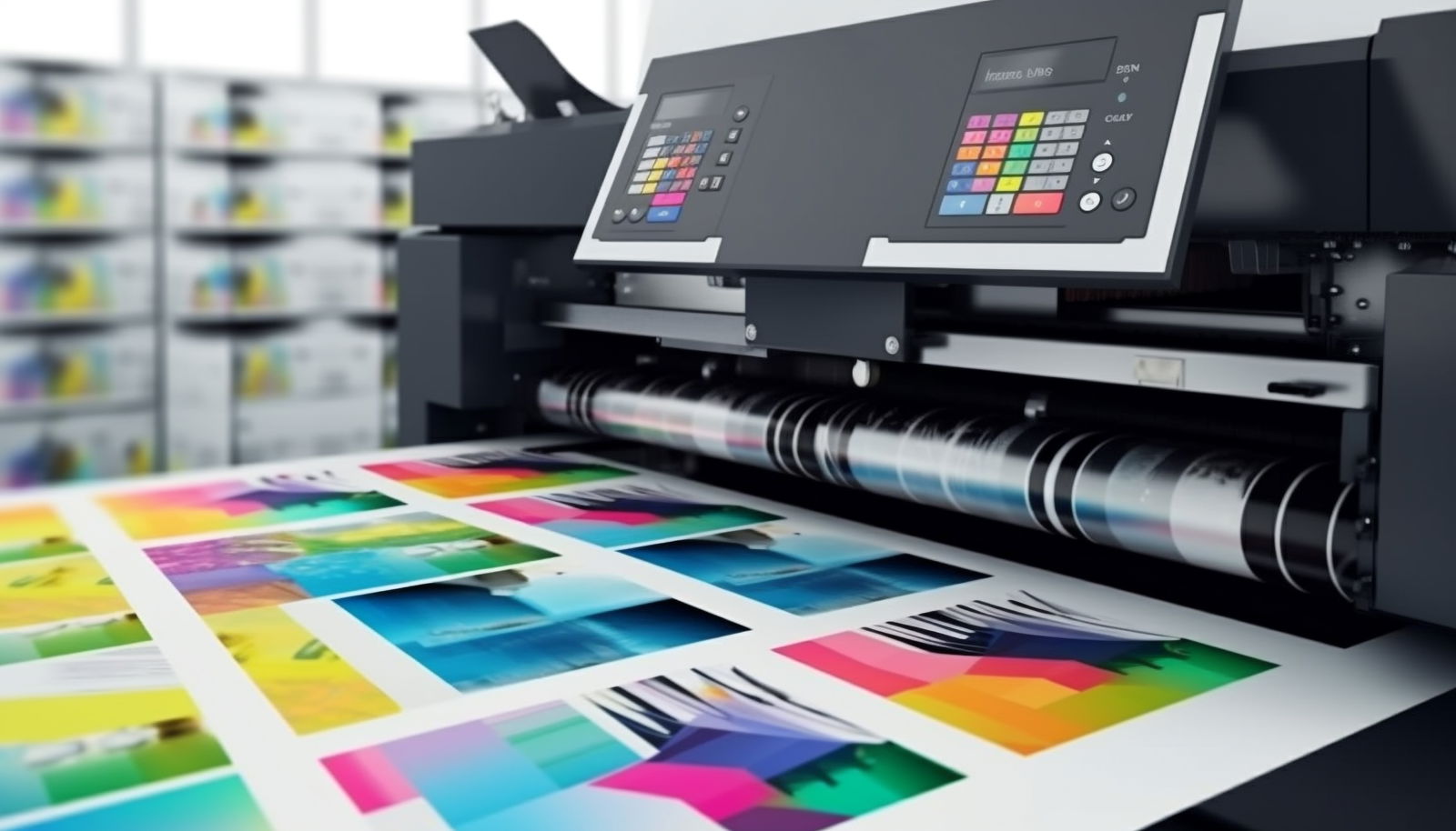 modern-printing-press-produces-multi-colored-printouts-accurately-generated-by-ai