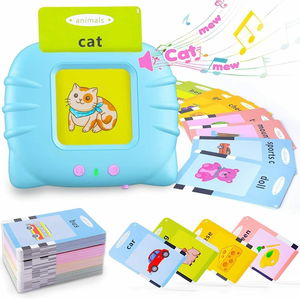 Educational Learning Talking Flash Cards for 2 Year Old Kids Boys Girls Baby Montessori Toys Image