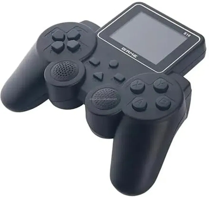 Harlay Toys Retro Handheld Game Console for Kids & Adults, 2.4-inch Screen, 520 Classic Built-in Games, TV Output, Ergonomic Controller, Portable, Rechargeable, Gift for Boys, Girls & Adults (S10 Gaming Console) Image 