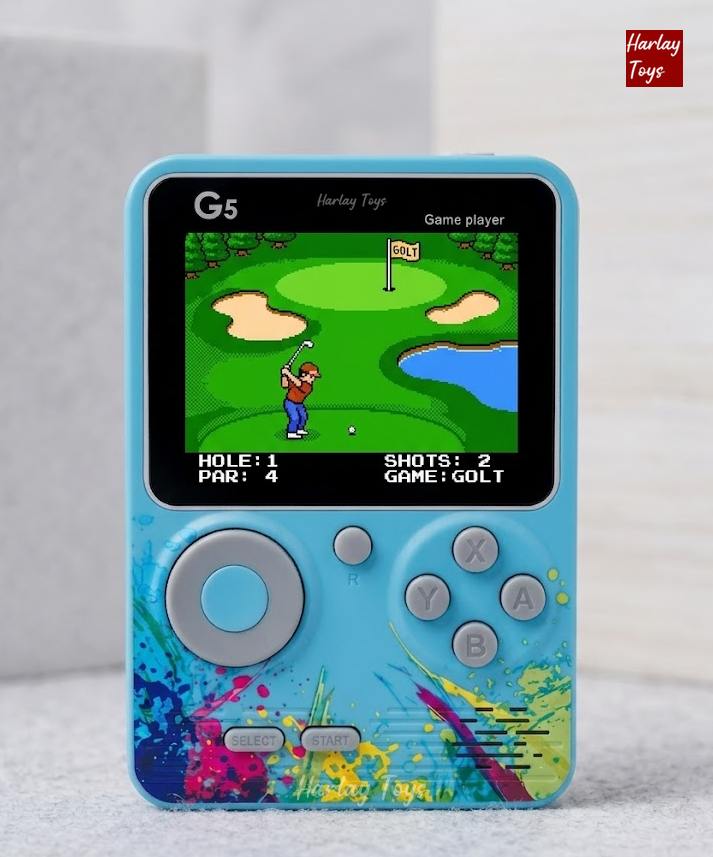 Harlay Toys™ G5 Handheld Game Console for Kids, Retro Gaming Device with 3.0 Image 
