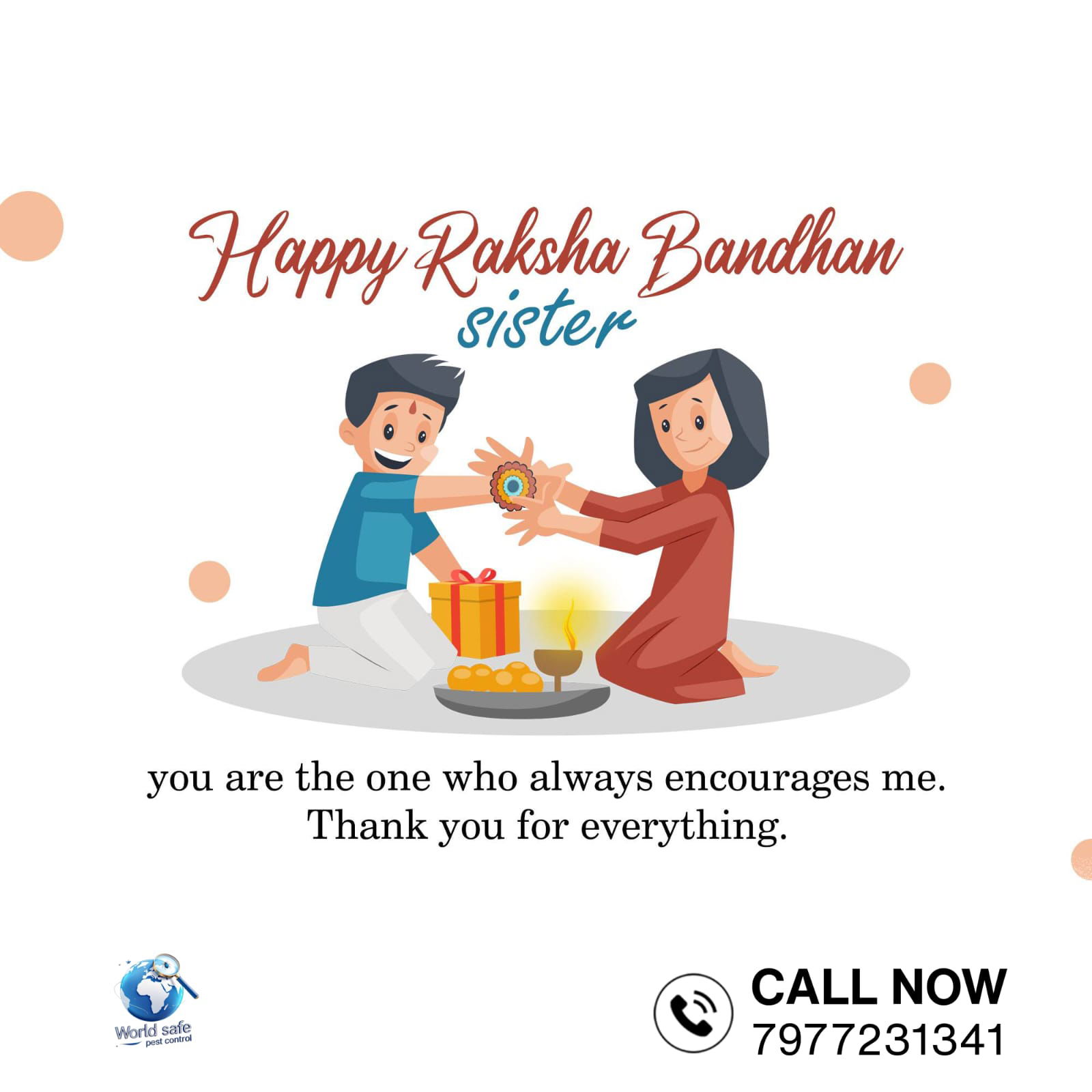 Raksha Bandhan festival offer for best control nearby areas