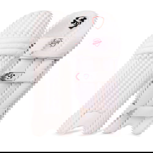SG Test White Cricket Batting Leg Guard Pads Image
