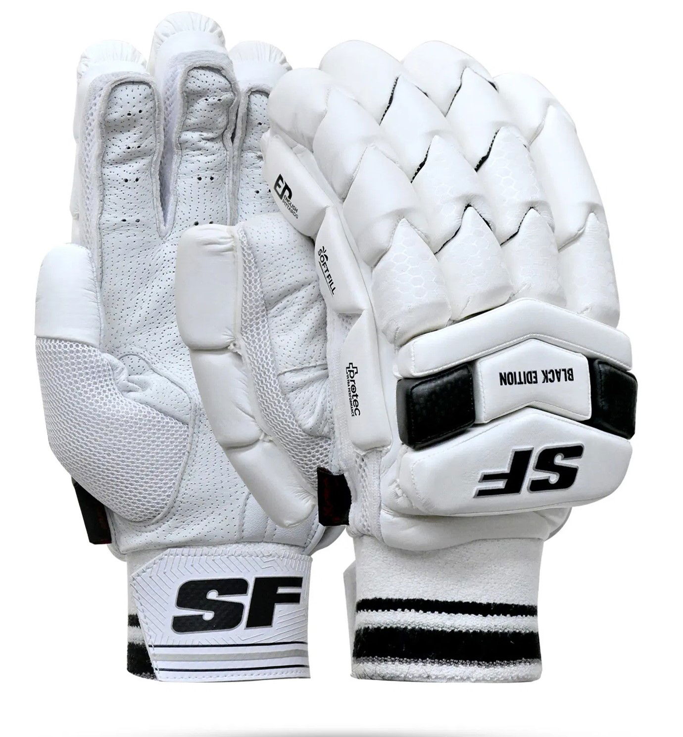 SF Black Edition Cricket Batting Gloves Image
