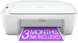 HP DeskJet 2820e A4 Colour Multifunction Inkjet Printer with HP+ and 3 months Instant Ink Image