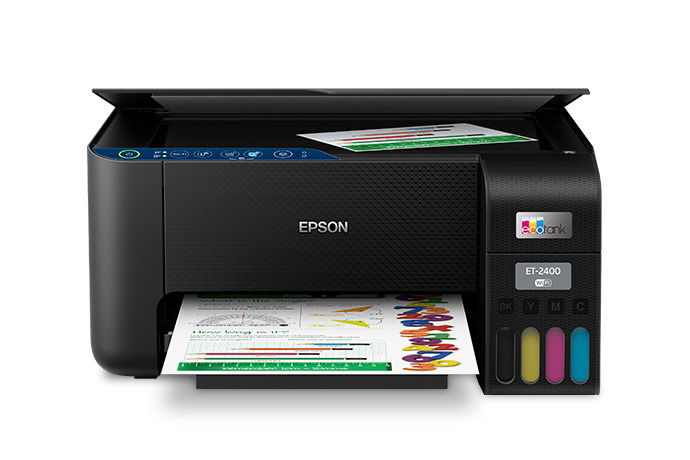 Epson EcoTank ET-2400 Wireless Color All-in-One Cartridge-Free Supertank Printer with Scan and Copy Image