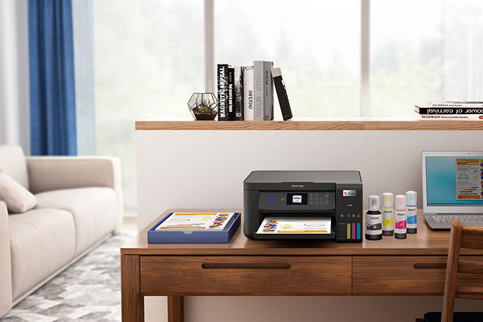 Epson EcoTank ET-2850 Wireless Color All-in-One Cartridge-Free Supertank Printer with Scan, Copy and Auto 2-sided Printing