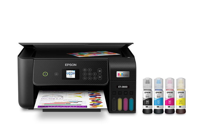 Epson EcoTank ET-2800 Wireless Color All-in-One Cartridge-Free Supertank Printer with Scan and Copy Image